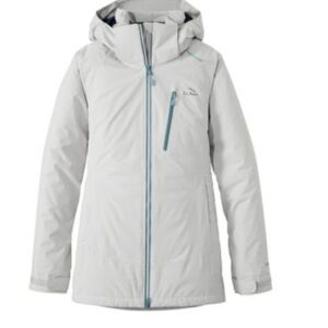 L.L. Bean Women's White Ski Jacket